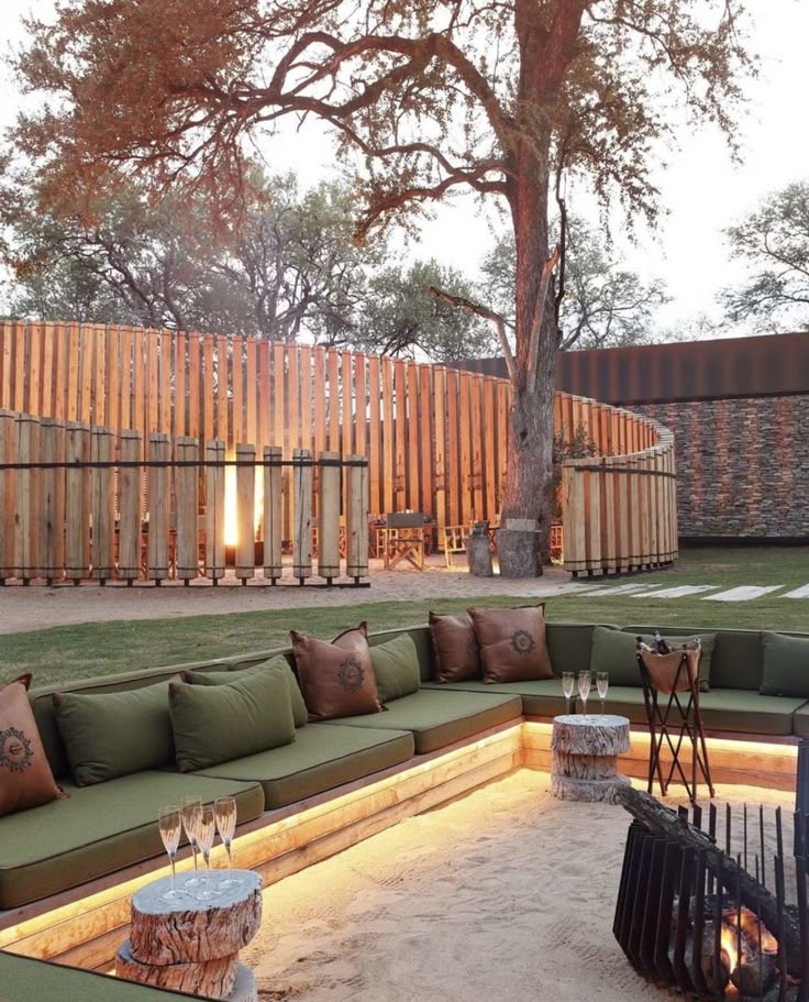 Fire pit exterior